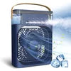 Portable Misting Fan – Desktop Air Cooler with LED Lights