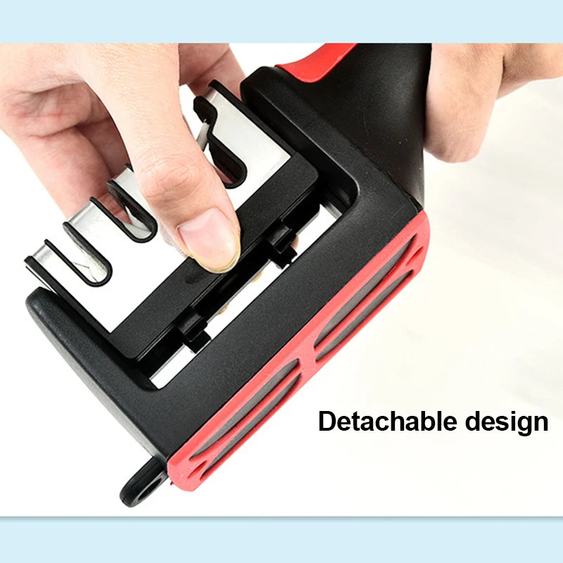 Professional Knife Sharpening Station – Coarse to Fine, 3-Stage