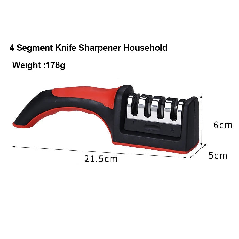 Professional Knife Sharpening Station – Coarse to Fine, 3-Stage