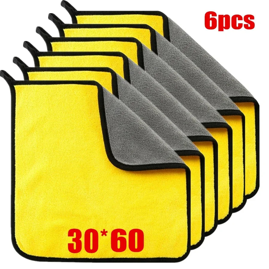 Plush Microfiber Wash Cloth – Lint-Free Car Drying Towel