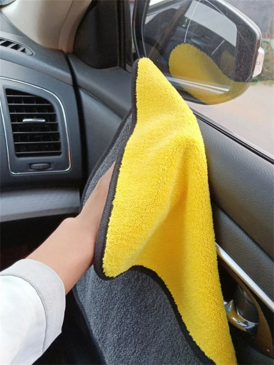 Plush Microfiber Wash Cloth – Lint-Free Car Drying Towel