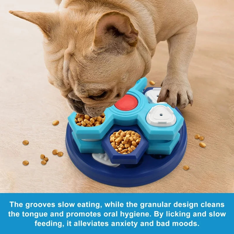 Interactive Pet Treat Puzzle – Slow Feeder Enrichment Toy for Cats & Dogs